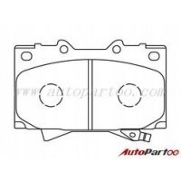 тормозные колодки remsa передние toyota land cruiser