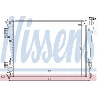радиатор hyundai i40 2.0 253103z250 nissens - 25%