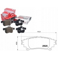 комплект - комплект тормозной колодок [brembo]