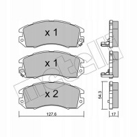 колодки тормозной metelli subaru: legacy bc , bc
