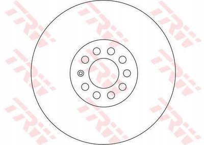 DF4064 диски торм передние trw seat ibiza 4 1.9 tdi r