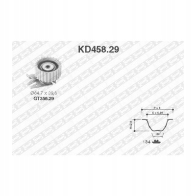 KD458.29 комплект грм snr fiat: браво 182 , brava 182