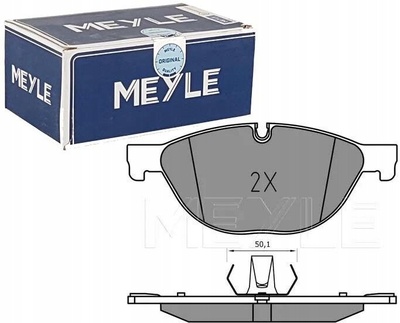 0252504519 meyle колодки тормозной передняя 025 250 4519 / pd