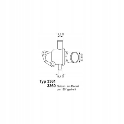 3360.87D термостат wahler fiat: uno 146a / е
