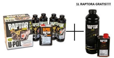 U - pol raptor черный / bezbarwn 4 бутылки + 1 бутылка