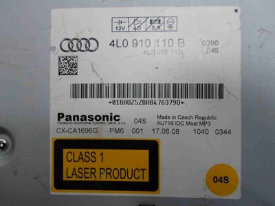 4L0910110B Чейнджер Audi Q7 (4LB) 2005 - 2009 2008 ,