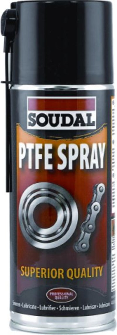 soudal литиевая смазка с тефлоном ptfe spray 400 мл