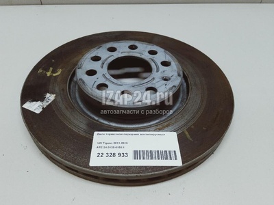 24.01250158.1 Диск тормозной передний вентилируемый ATE Altea (2004 - 2015) 24.0125-0158.1