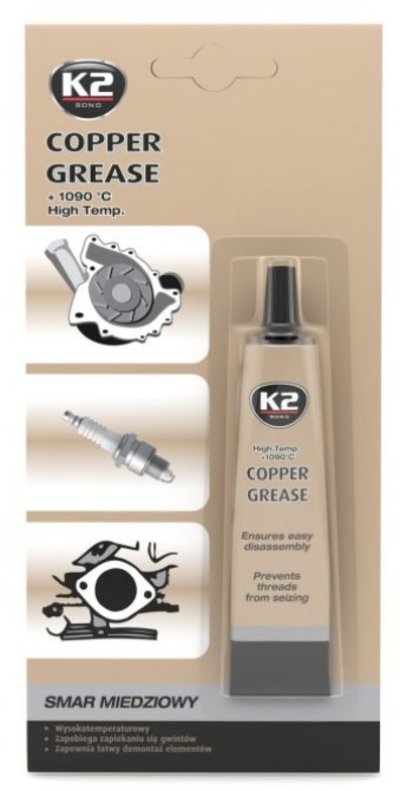 K2 smar miedziowy copper grease 20g + 1090 градусов c