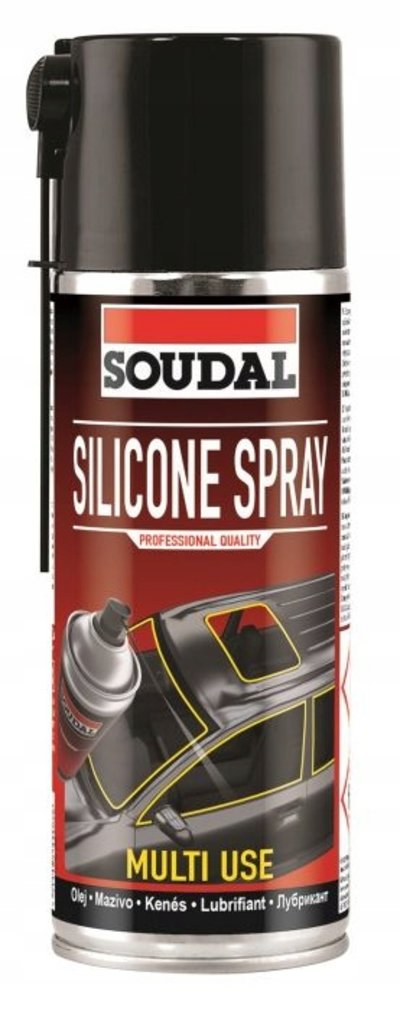 Soudal silicone силиконовый спрей смазка 400 мл
