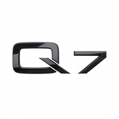 4M0071803 эмблема значек логотип задняя audi q7 чёрный
