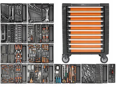 Шкаф инструментальный тележка c1276 386ele + доставка