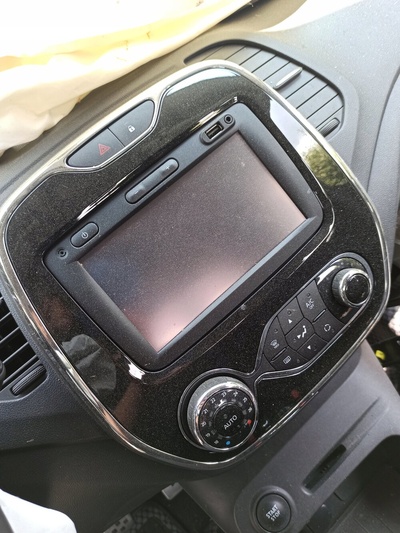 281156495R captur навигация экран радио панель установка gps