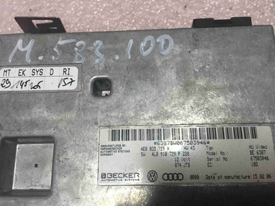 4E0035729A Блок управления (другие) Audi A6 C6 2008