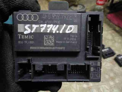 4F0959792E Блок управления двери задней левой Audi A6 C6 2005