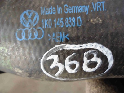 1K0145838D Патрубок интеркулера Audi A3 2004