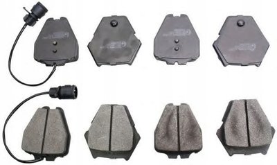 B110045 колодки торм . спереди audi a8 97 - 4 колодки на суппорт
