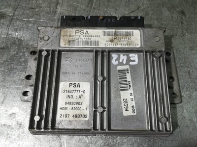 9648707780 Блок управления двигателем Citroen Xsara Picasso 2002