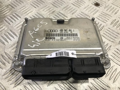 4B2907401J Блок управления двигателем Audi A6 C5/4B 2002 4B2 907 401 J, 0 281 010 822