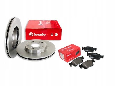 08.7627.10 brembo диски + колодки ferodo задние astra г h zafira