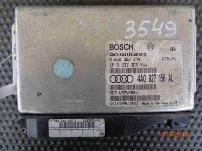 4A0927156AL Блок управления АКПП Audi A6C4 (4A 1994-1997) 1996 4A0 927 156 AL