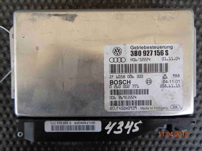 3B0927156S Блок управления АКПП Volkswagen PASSAT 5 (3B 1997-2005) 2001 3B0 927 156 S