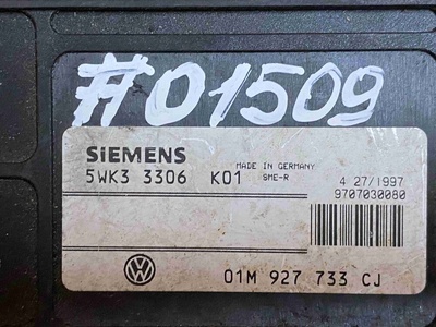 01M927733CJ Блок управления АКПП Audi A3 (8L 1996-2003) 1997 01M 927 733 CJ