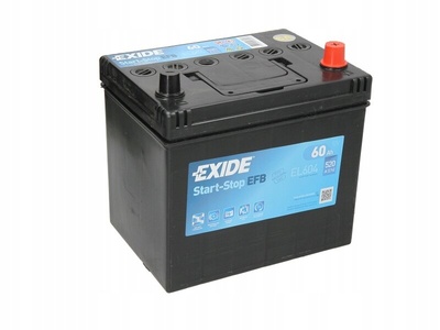 EL604 60ah 520a п аккумулятор exide efb вроцлав