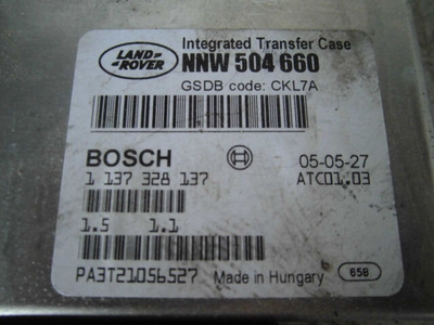 NNW504660 Блок управления раздаткой Land Rover Range Rover III (LM,L322) Рестайлинг 2005 - 2009 2006 ,
