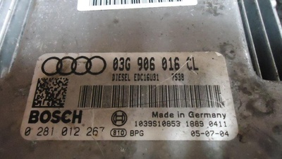 03G906016CL Блок управления двигателем Audi A4 B7 2005 , 0281012267
