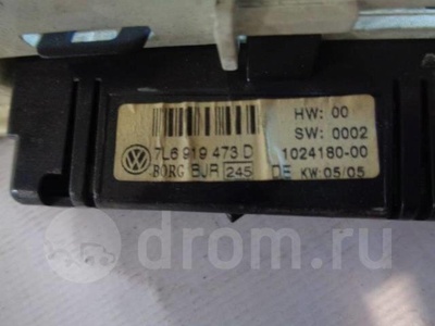 7l6919473d дисплей информационный VW Touareg 2002-2010