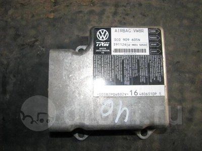 3C0909605N блок управления air bag VW Passat (B6) 2005-2010 2006