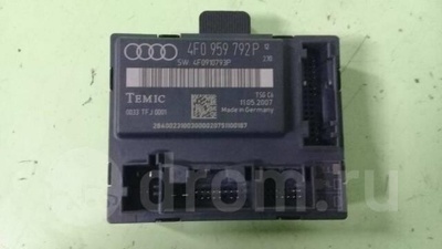 4F0959792P блок управления двери Audi Allroad quattro 2005-2012 2008 4F0 959 792 P