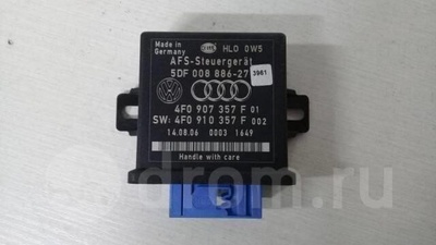 4f0907357F блок управления корректора фар Audi A6 (C6 4F) 2004-2011 2006