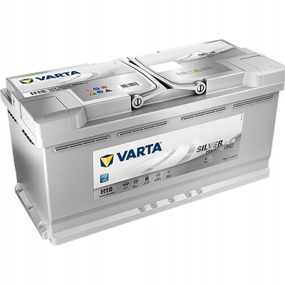 605901095D852 аккумулятор 105ah 950a varta сильвер agm h15