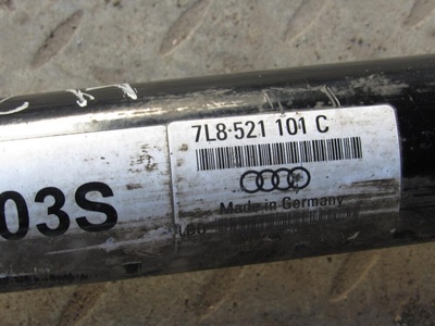 7L8521101C Карданный вал передний Audi Q7 4L 2010