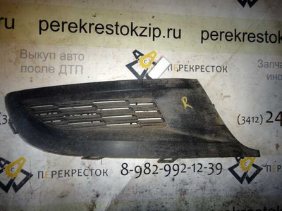 6R0853666C Заглушка ПТФ Polo 09- H/B R без отверстия под птф б/у (арт. )