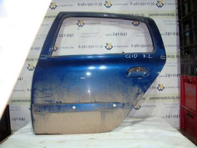 7751472705 Дверь Clio 2 (98-05)/Symbol (98-08) зад L б/у (арт. )