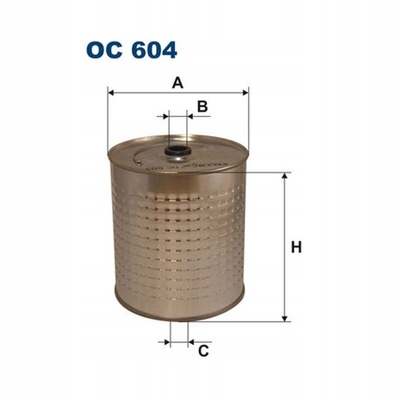 OC604 фильтр масляный filtron mercedes - benz: s w108 , w109