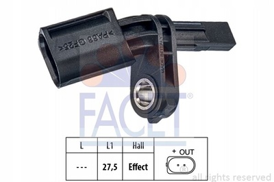 21.0006 датчик абс audi a3 , q3 , tt; порше царь