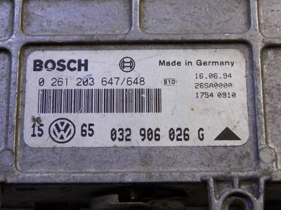 032906026G volkswagen гольф 3 3 блок управления двигателя 1 , 4 0261203647 / 648