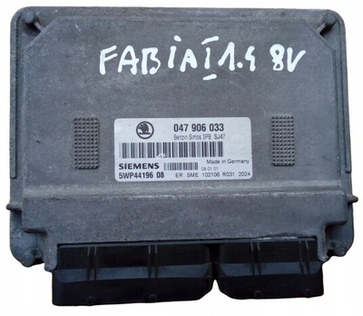 047906033 skoda fabia i 1.4 8v mpi блок управления двигателя сименс
