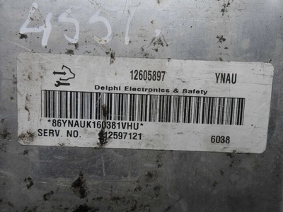 12605897 Блок управления ДВС Volvo S60 II (FS,FH) 2010 - 2013 2013 ,