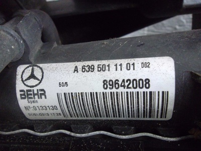 A6395011101 Кассета радиаторов Mercedes Vito (W639) 2003 - 2016 2013