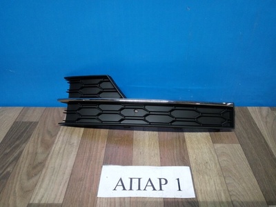 5E0807681G9B9 Решетка в бампер нижняя левая Skoda Octavia 3 A7 2013-2020 5E0807681G 9B9