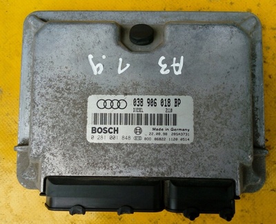 038906018BP audi a3 1.9 tdi блок управления двигателя