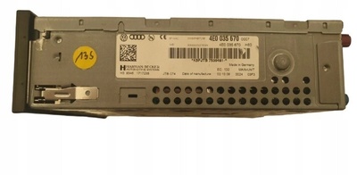 4E0035670 считыватель навигации mmi audi a6 c6