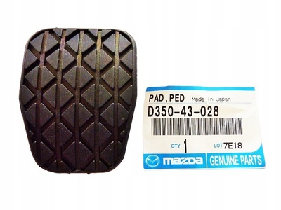 D35043028 накладка педалей сцепление тормоза mazda 3 5 6 mx - 5