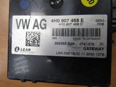 4H0907468E диагностический интерфейс Audi A8 D4/4H 2012
