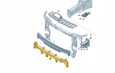 80A807550B заполнение с пены амортизатор audi q5